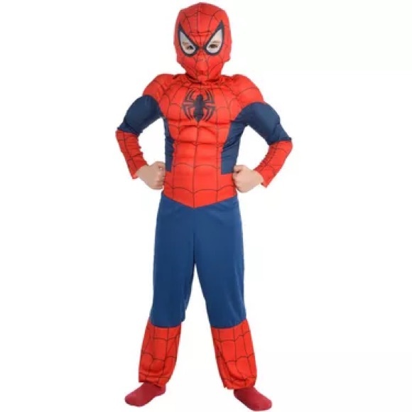 Muscle Spider Man jumpsuit costume (no mask) toddler 1-2y - Picture 1 of 6
